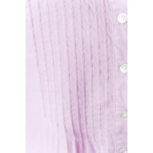 Rosie Pope Women Size M Maternity Top Pea in the Pod Pink Button Up 100% Cotton - Picture 2 of 8